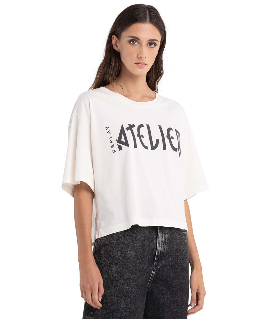 コットンジャージープリントTシャツ 詳細画像 アイボリー 3